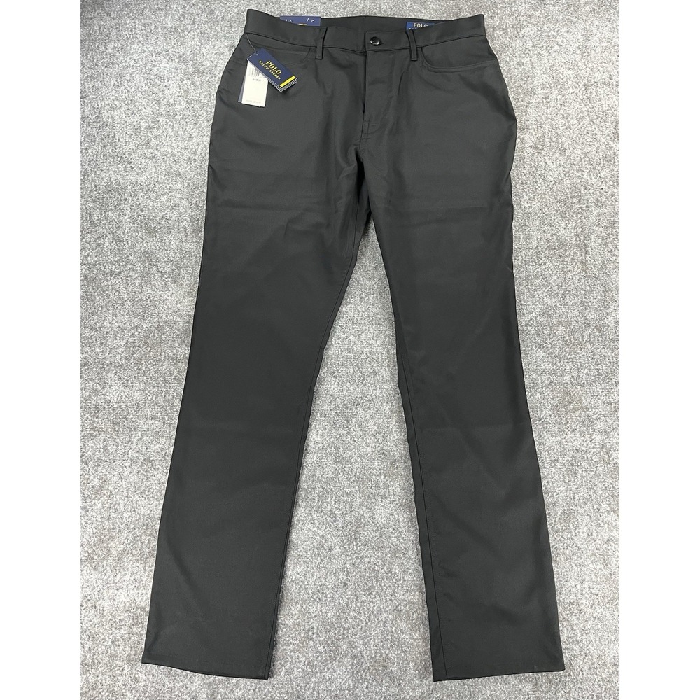 Polo Ralph Lauren Performance Pants Mens 34x32 Black Classic Fit - NWT $148 MSRP